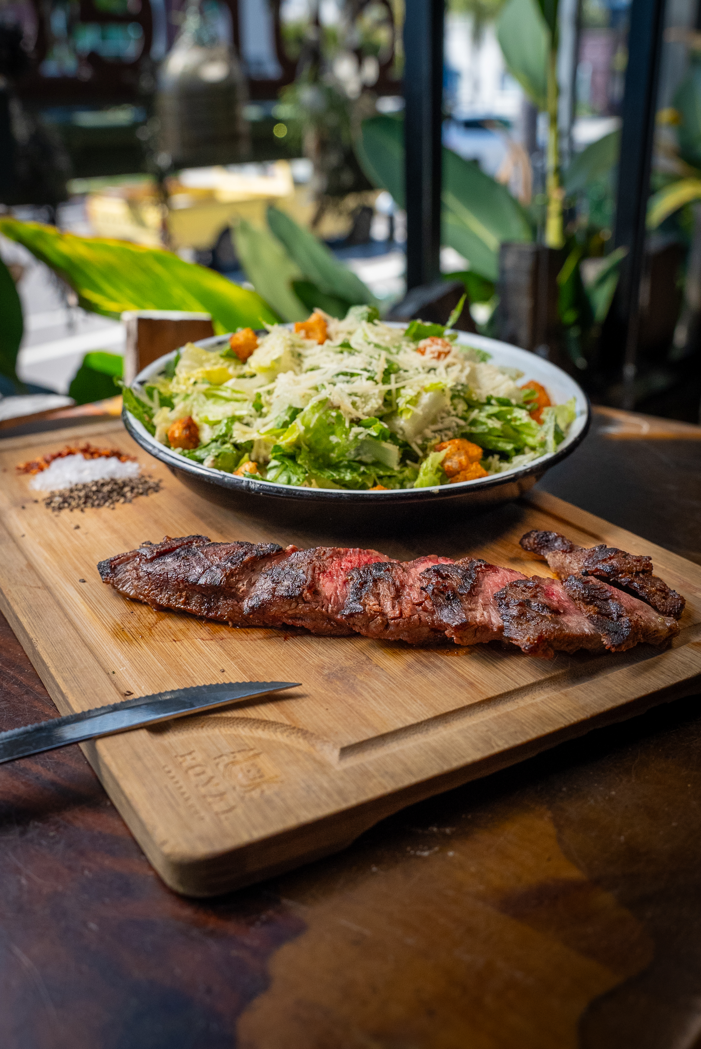 Steak N' Caesar Salad